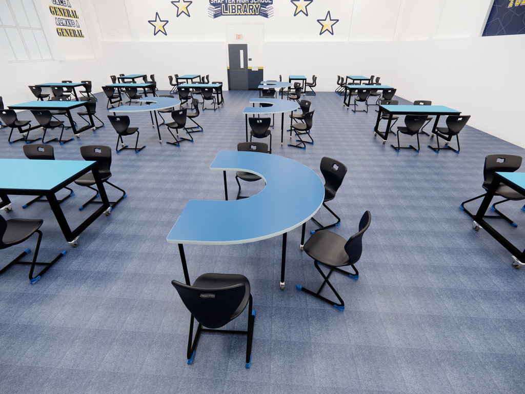 Wheelchair Accessible Horseshoe Feeder Activity Table - AmTab | Affordable  Activity Tables and AmTab Products!, image size:1024x768