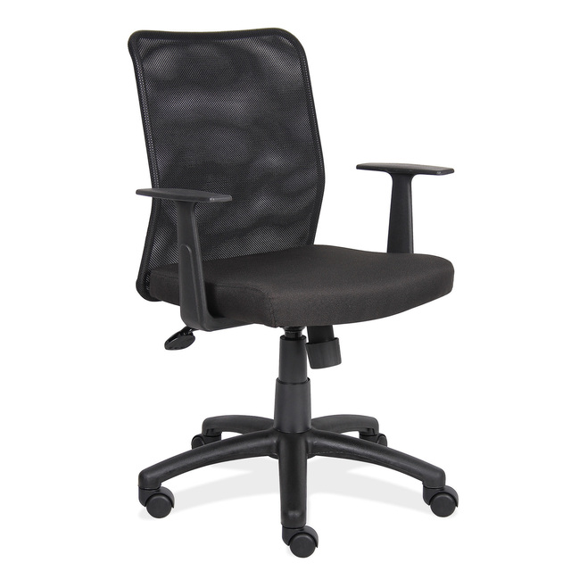 ○ブラックパンサー チェア NO1 Office Source 610FBK Crossway Collection Mesh Back Task Chair with