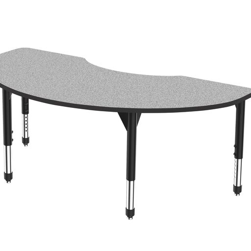 Premier Adjustable Height Kidney Table with Light Duty Melamine 