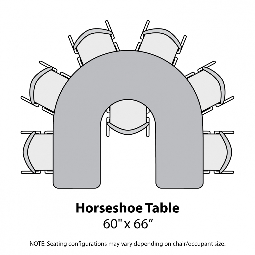 Activity Horseshoe Table - WB Manufacturing LLC