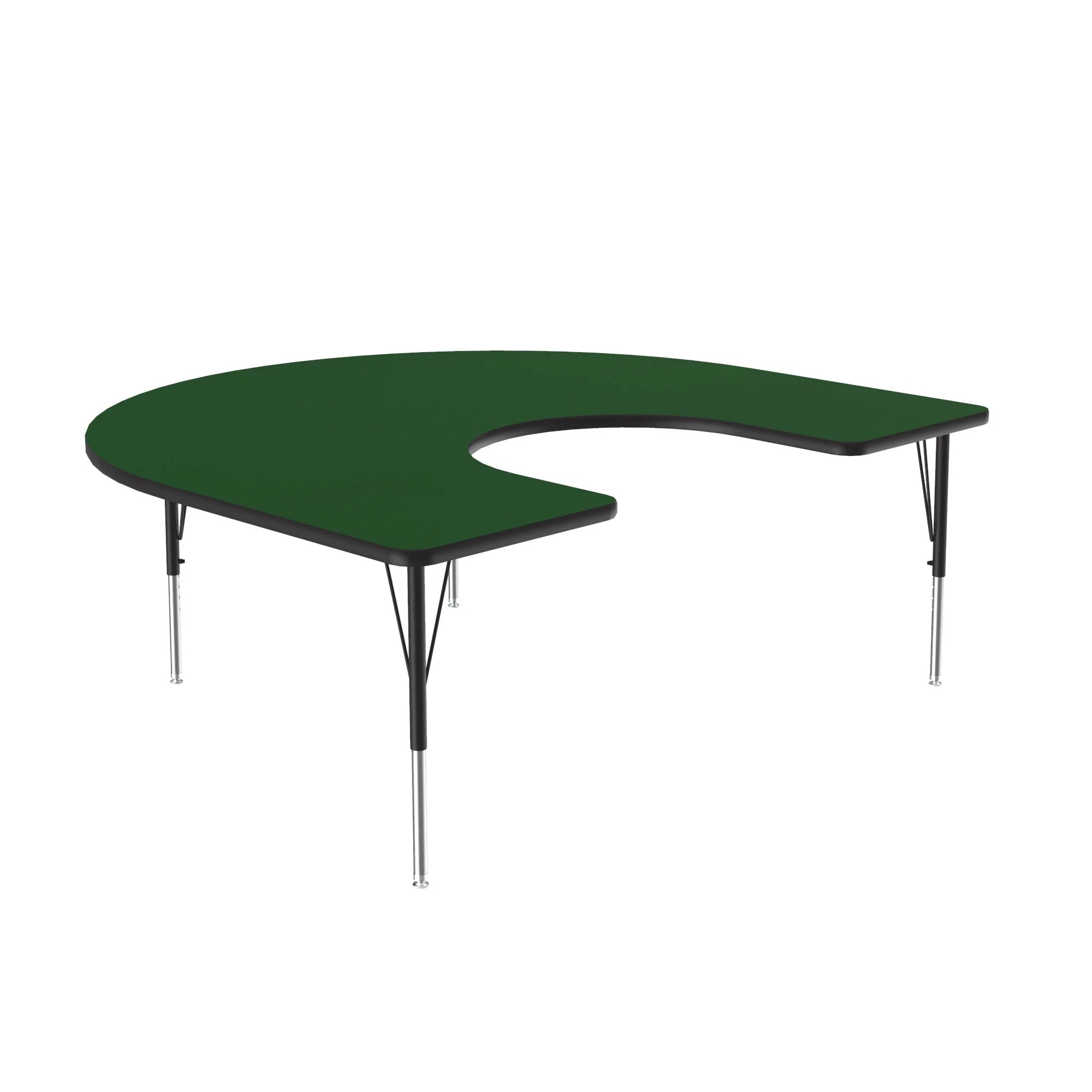 Allied Plastics: 60x66 Horseshoe Table. Velocity Adj. Legs