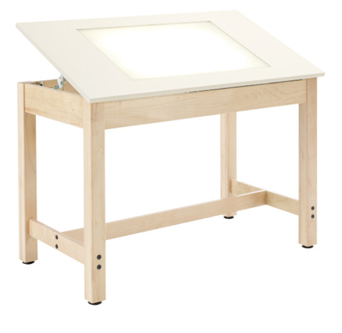 Diversified LT-4424 Draftsman Instructor Table with Light | Affordable ...