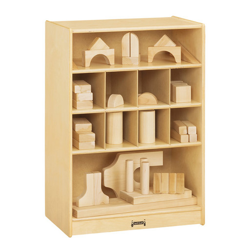 Shelf Objects Blocks Jonti-Craft 0358JC Mobile Block Shelf | Affordable Shelves & Jonti ...