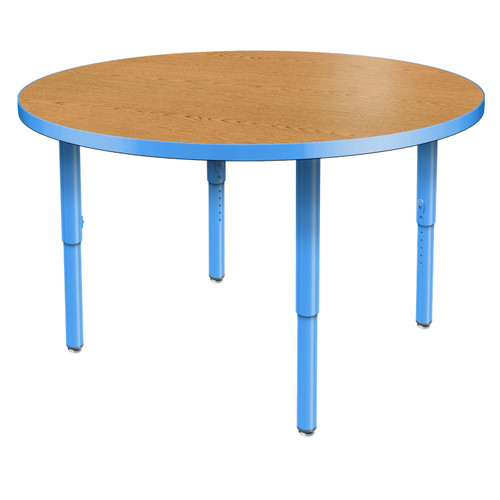 Circular Task Table Allied Velocity Circle Shaped Activity Table with Adjustable Height ...
