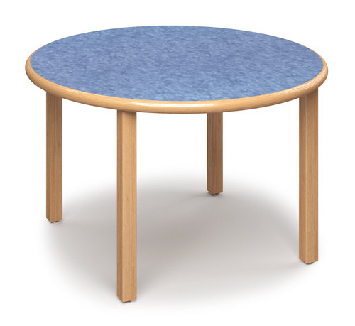 Russwood Providence Through-the-Core Round Table | Affordable Library ...
