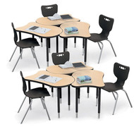 Hierarchy Fender Collaborative Desk and Hierarchy Chair Bundle - MooreCo