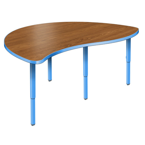 Allied Velocity Merge Shaped Activity Table with Adjustable Height ...