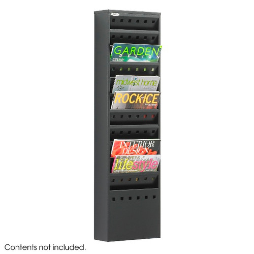 Steel Rotary Magazine Rack 11 Pocket - Safco 4321 l Affordable Storage ...