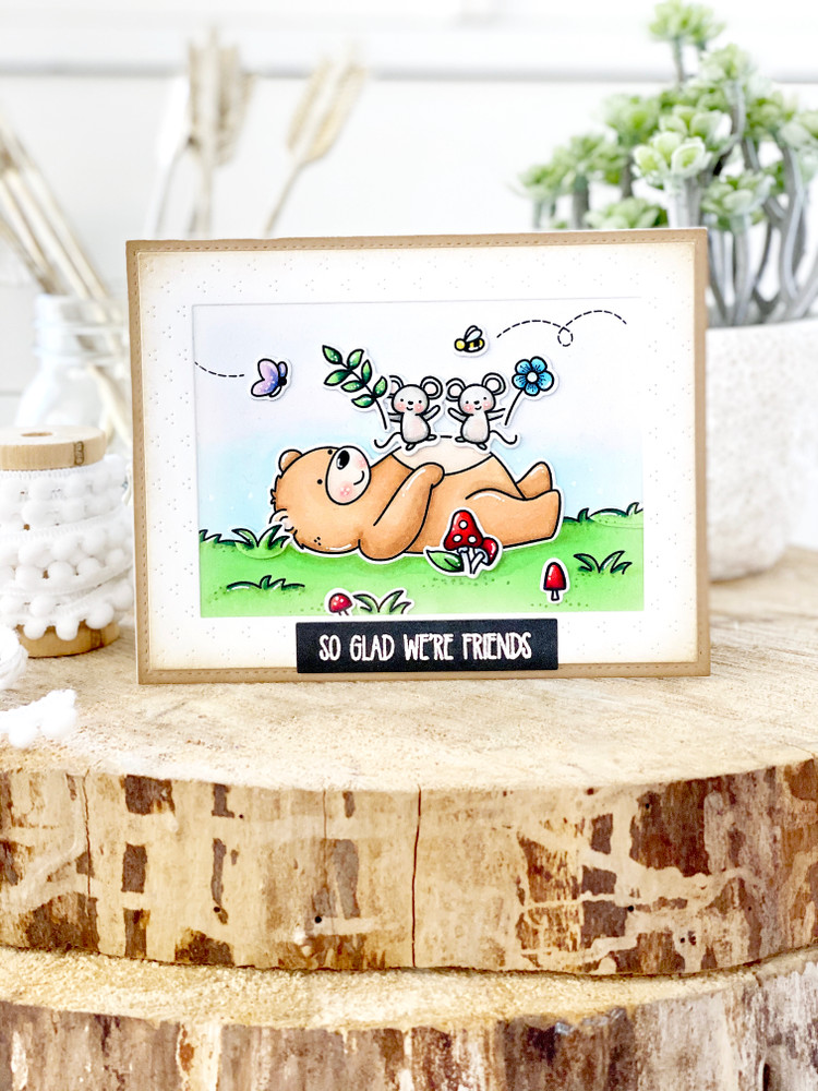 Beary Good Friends Clear Stamps & Dies
