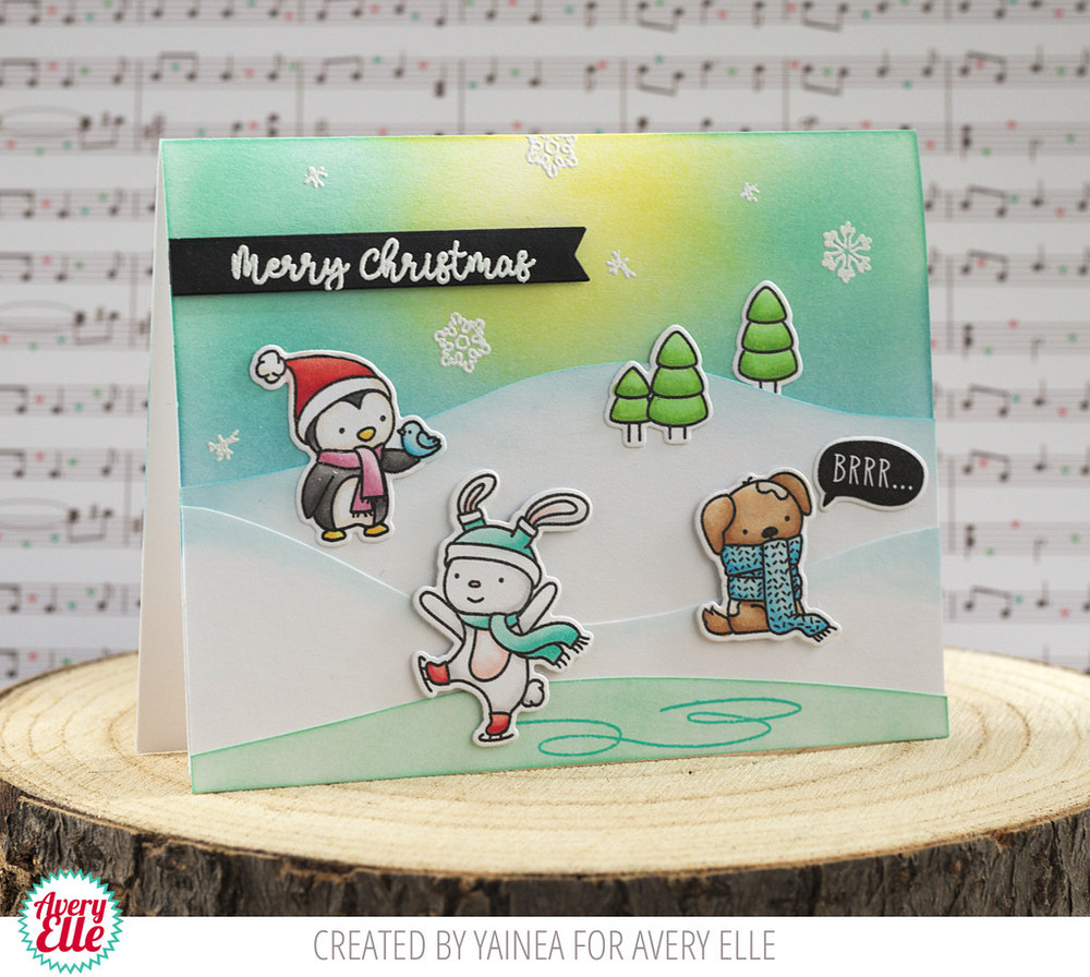 Winter Friends Clear Stamps & Dies