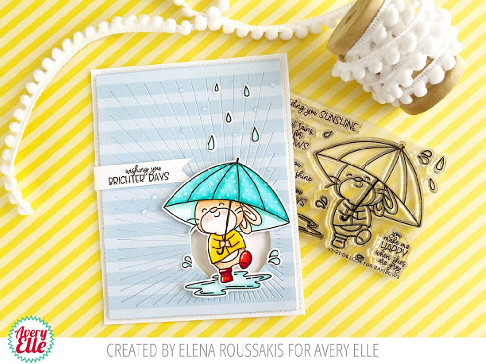 Look For Rainbows Clear Stamps & Dies
