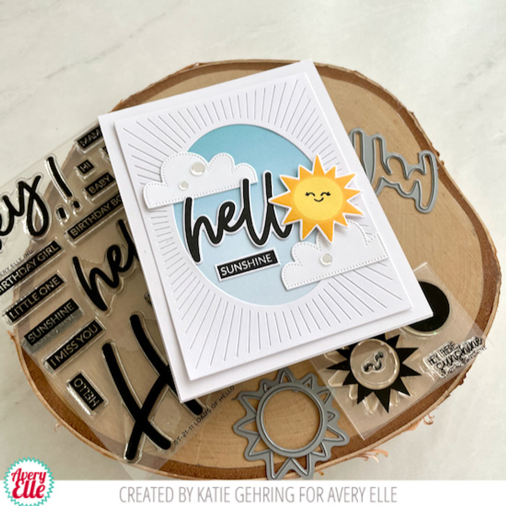 Loads Of Hello Clear Stamps & Dies