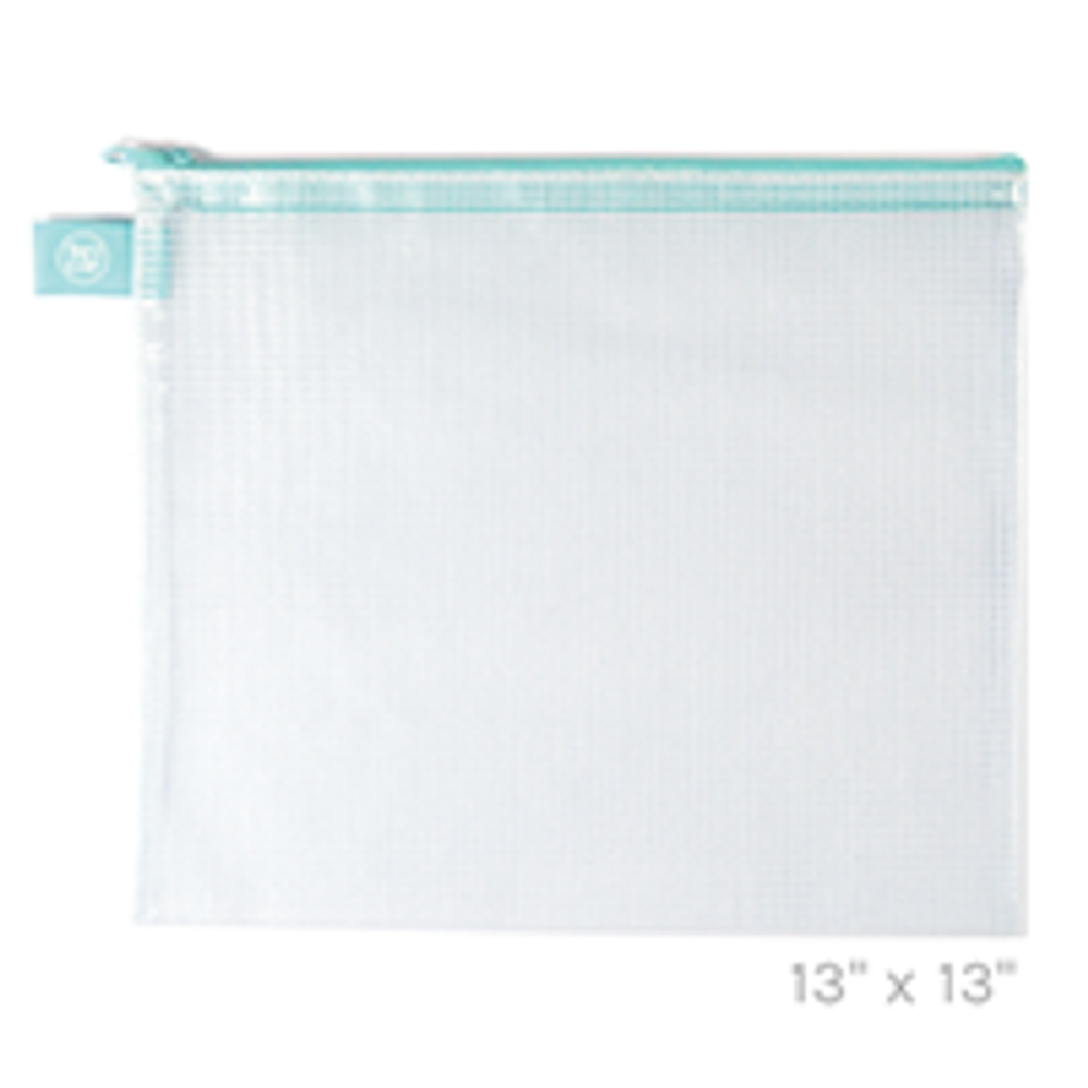 CLI Zipper Vinyl Pouches, Clear, 12/Bundle (76370)