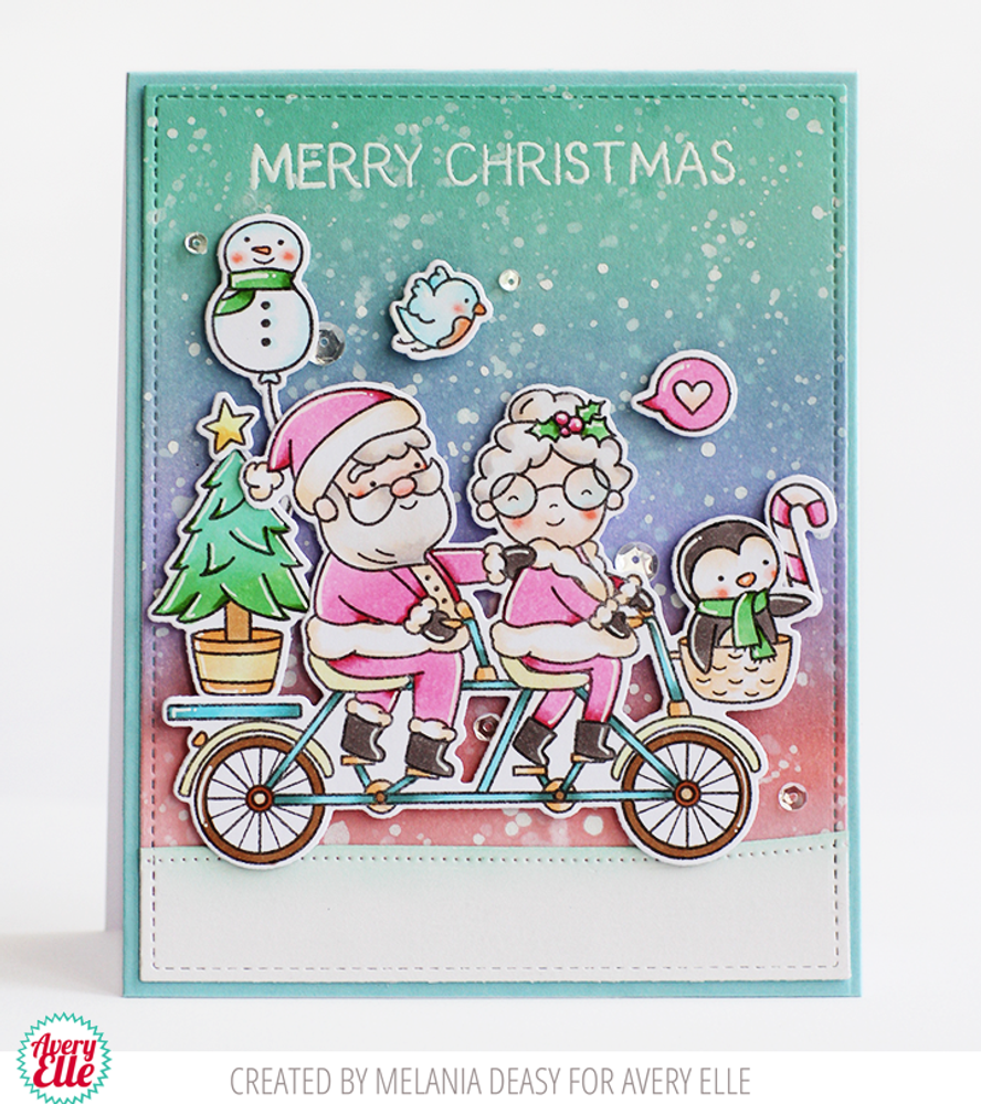 Mr. & Mrs. Claus Clear Stamps & Dies
