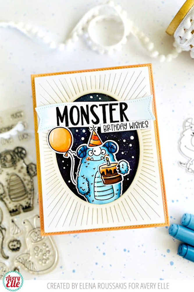 Monster Love Clear Stamps & Dies