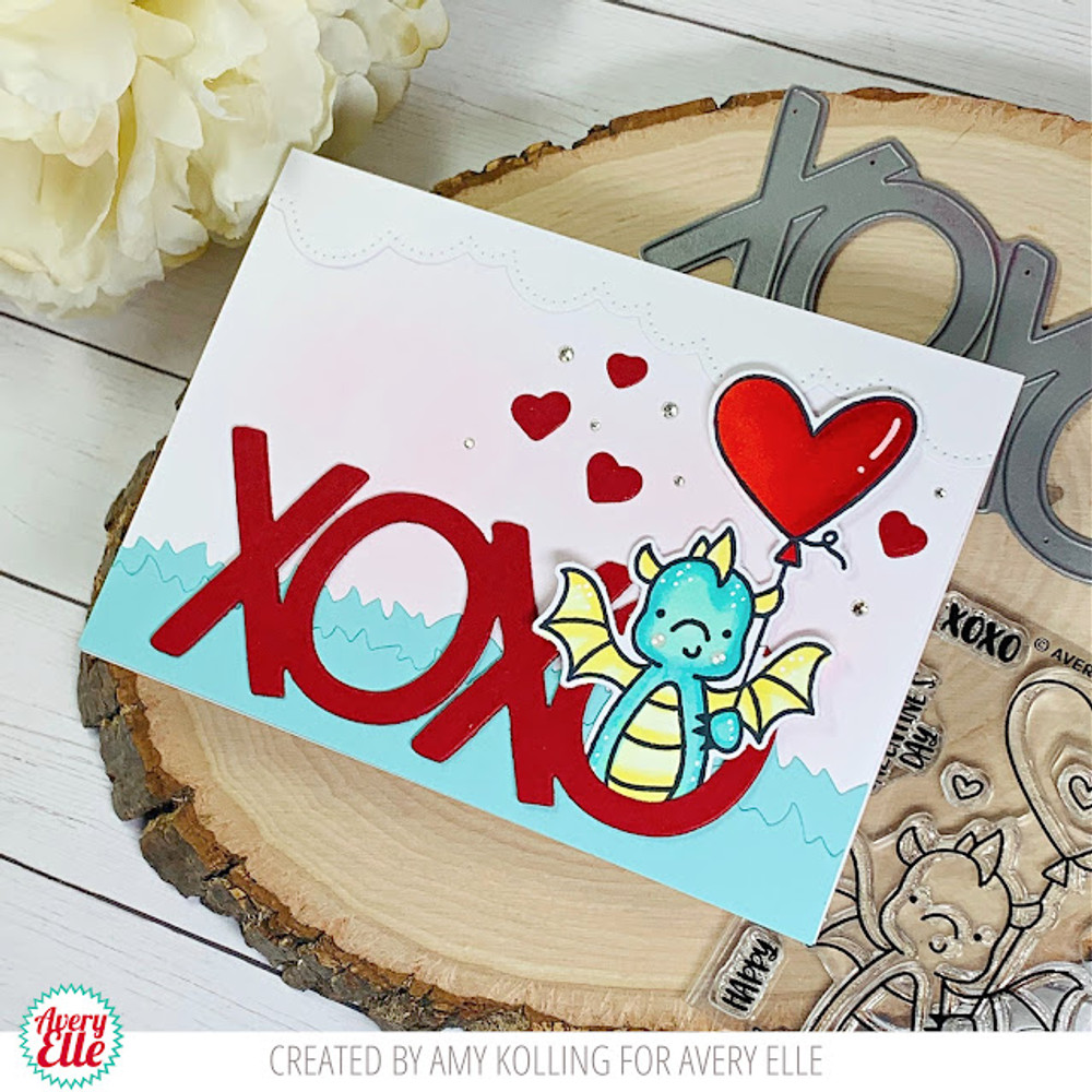 Dragon Love Clear Stamps & Dies