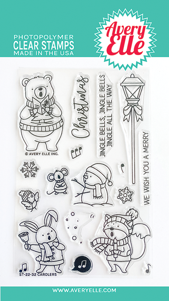 Carolers Clear Stamps