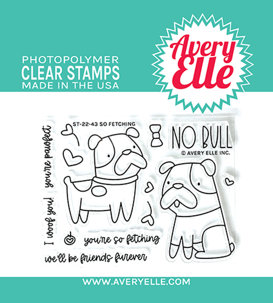 Avery Elle So Fetching Clear Stamps