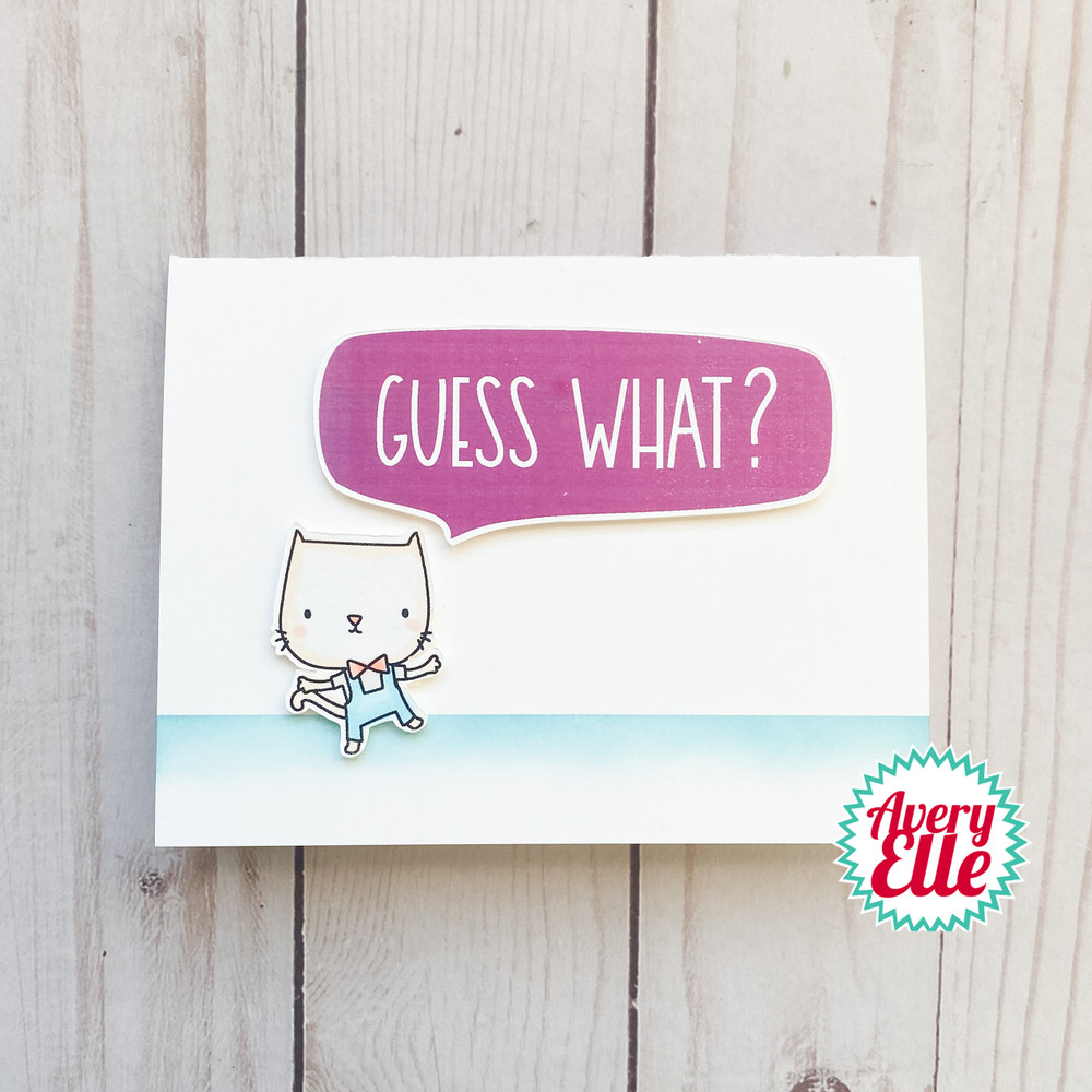Guess What? Clear Stamps & Dies and Best Day Clear Stamps & Dies