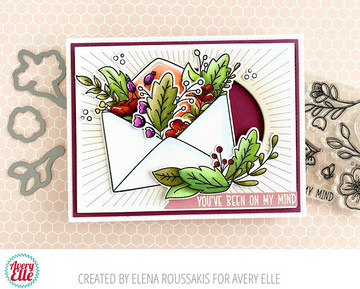 Sending Flowers Clear Stamps & Dies