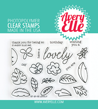Avery Elle Lovely Clear Stamps