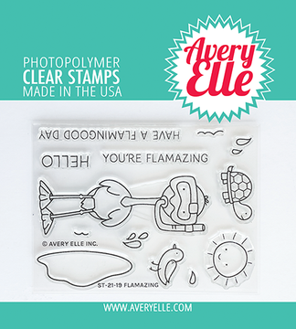Avery Elle Flamazing Clear Stamps