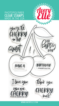Avery Elle Cherry On Top Clear Stamps
