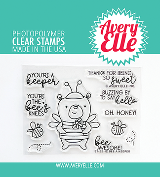 Avery Elle Bee A Keeper Clear Stamps