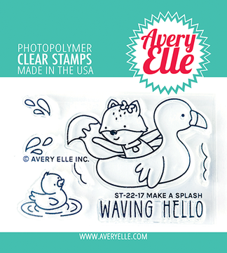 Avery Elle Make A Splash Clear Stamps