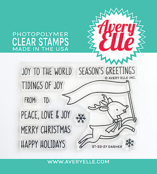 Avery Elle Dasher Clear Stamps