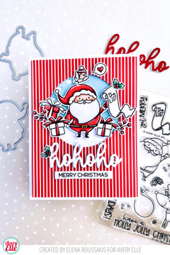 Ho-Ho-Holiday Clear Stamps & Dies, Happy Tags Holiday 