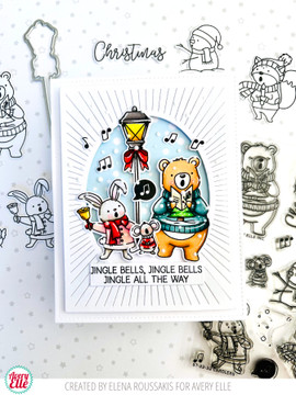 Carolers Clear Stamps & Dies