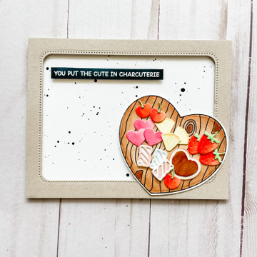 Avery Elle Char-cute-rie Stamps & Dies Example