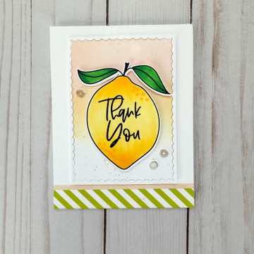 Fruit Greetings & Tags Stamps & Dies Example