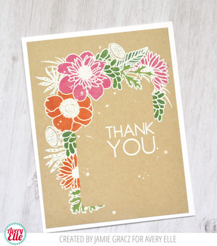 Floral Notes Clear Stamps & Dies