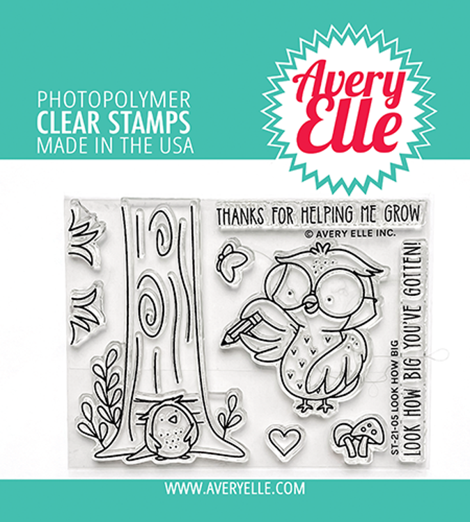 Avery Elle Look How Big Clear Stamps