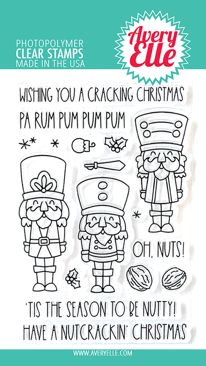 Avery Elle Nutcrackers Clear Stamps