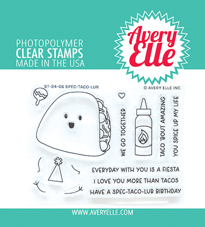 Avery Elle Spec-taco-lur Clear Stamps