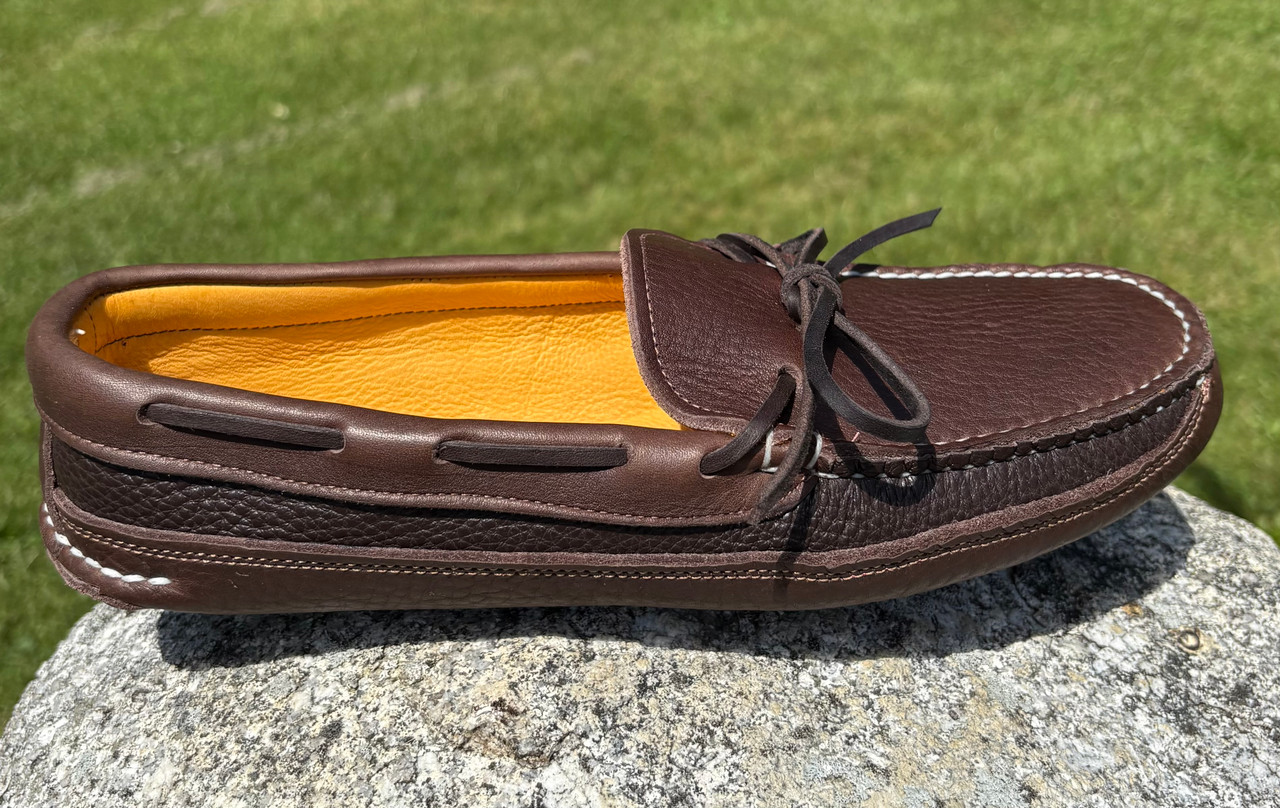 DEUXIEME CLASSE - 値下げDeuximeClasses MAINEvintage Ole Maine Comfort Classic-Double Sole-Deerskin Lined-Dk. Brown