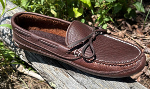 'Ole Maine Comfort Classic-Double Sole-Unlined-Dark Brown 