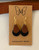 Woodland Brown & Maple Teardrop Earrings