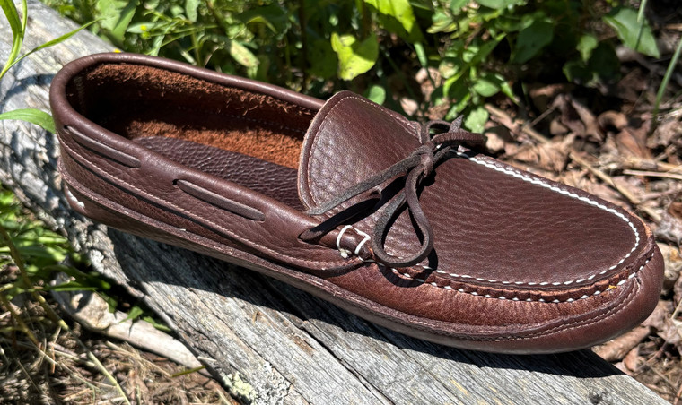 'Ole Maine Comfort Classic-Double Sole-Unlined-Dark Brown 