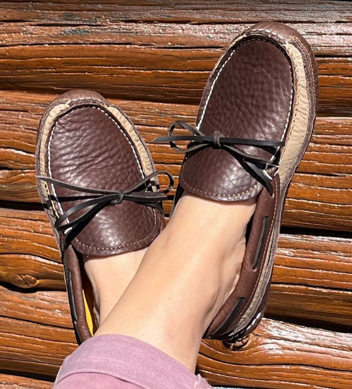 Ole' Maine Comfort Classic-Deerskin Lined-Walnut & Birch