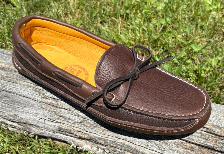 'Ole Maine Comfort Classic-Deerskin Lined-Woodland Brown
