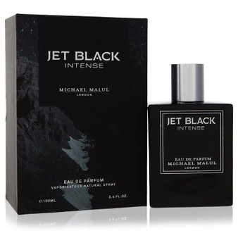 Jet Black Intense by Michael Malul Eau De Parfum Spray 3.4 oz (Men) V728-557489