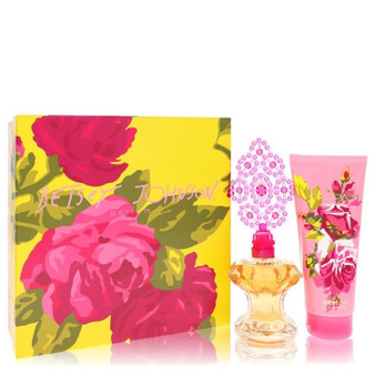 Betsey Johnson by Betsey Johnson Gift Set -- 3.4 oz Eau De Parfum Spray + 6.7 oz Body Lotion (Women) V728-450193