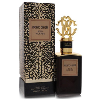 Roberto Cavalli Wild Incense by Roberto Cavalli Eau De Parfum Spray (Unisex) 3.4 oz (Women) V728-567243
