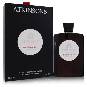 24 Old Bond Street Triple Extract by Atkinsons Eau De Cologne Concentree Spray 3.3 oz (Men) V728-529909