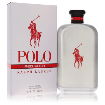 Polo Red Rush by Ralph Lauren Eau De Toilette Spray 6.7 oz (Men) V728-559457
