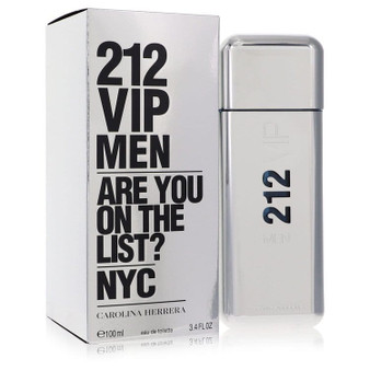 212 Vip by Carolina Herrera Eau De Toilette Spray 3.4 oz (Men) V728-492572